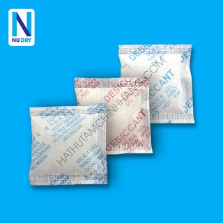Gói hút ẩm đóng túi 200 Gram, loại gói 1/2/3/5/10/50/100/200gram Silica Gel - Hạt hút ẩm thưc phẩm tủ quần áo giày dép