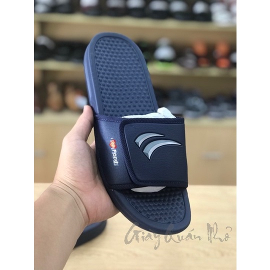 Dép quai ngang DEM067 dáng đẹp, nhẹ, êm bền size 38-43 màu xanh và đen