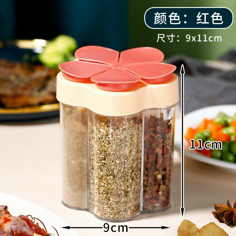 Hộp Đựng Gia Vị Chia Ngăn Tiện Lợi