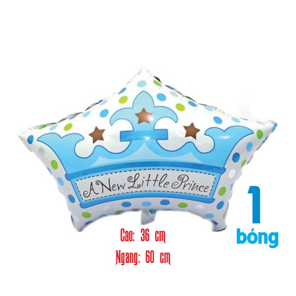 Bóng Kiếng Size Mini 40CM Các Loại Xe Nôi, Bình Sữa, Em Bé, Bàn Chân, Bóng Hoạt Hình,... Trang Trí Thôi Nôi