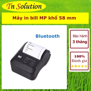 Máy in hóa đơn bill MP bluetooth mini cầm tay khổ 58mm dùng cho điện thoại – tặng 5 cuộn giấy