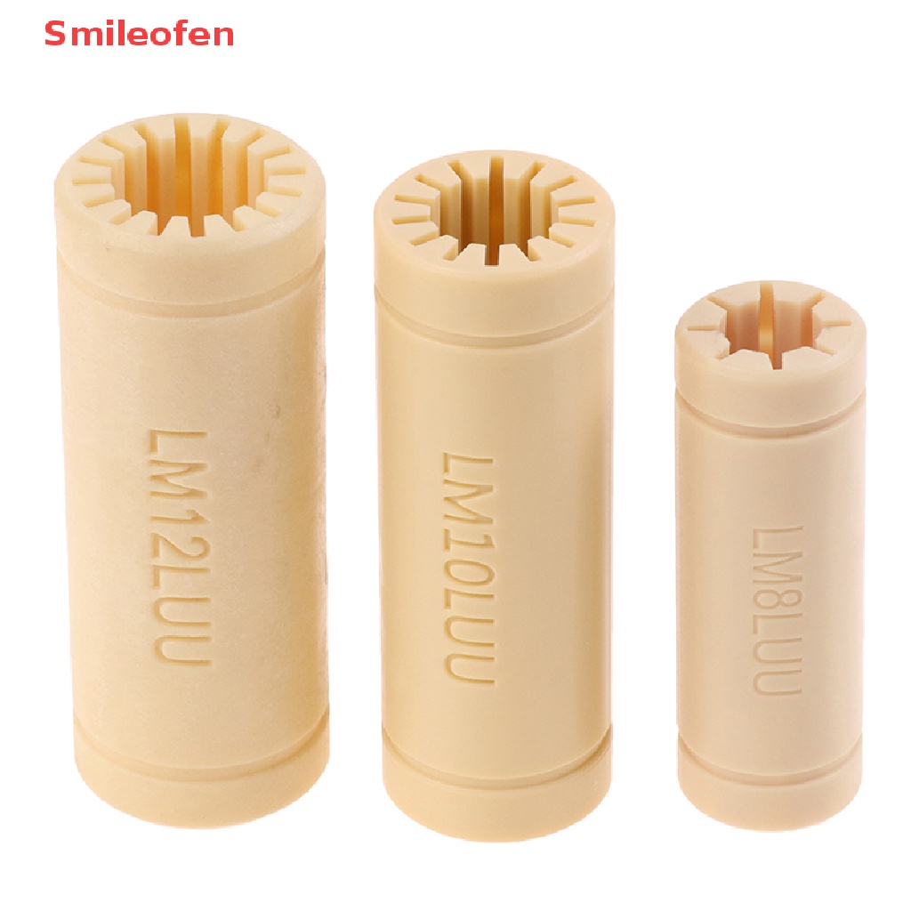 [Smileofen] Vòng Bi Polymer LM8LUU LM10LUU LM12LUU Tuyến Tính Mới