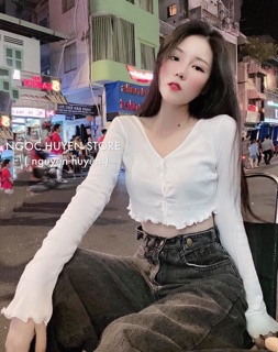 💰Baggy Jeans Ống Dài Đai Nút