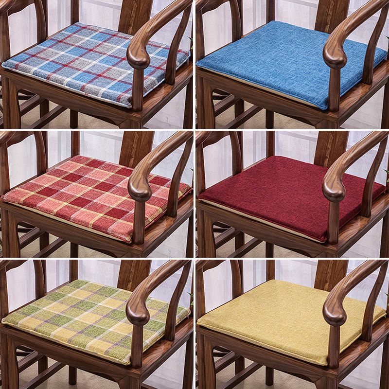 Đệm Lót Ghế sofa Gỗ Gụ Màu Trơn Phong Cách Trung Hoa 21.12.17