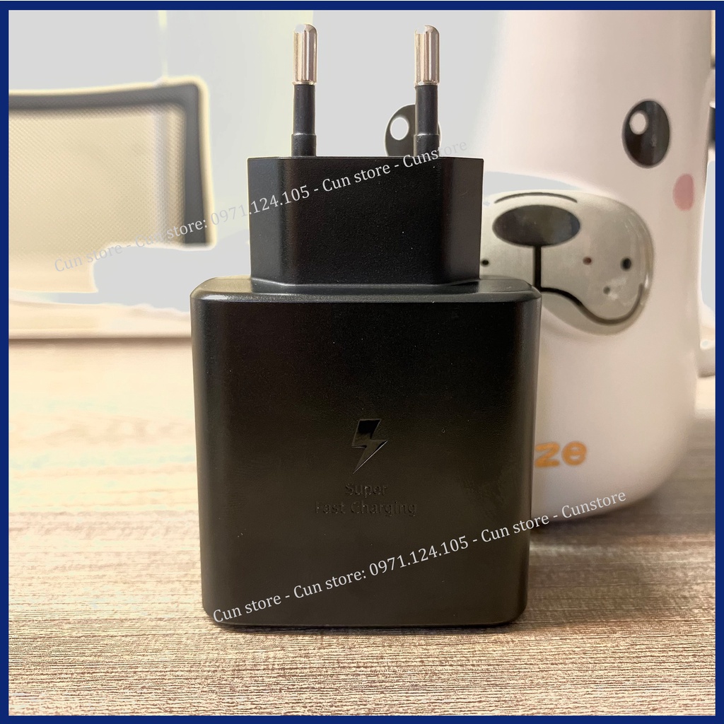 Sạc siêu nhanh Samsung 45W chính hãng cho Note10 plus/S20 Ultra/Tab S7 | Bảo hành 12 tháng