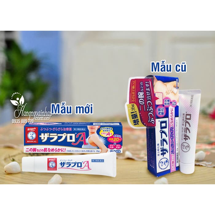 Kem bôi nang lông Zaraporo Rohto 35g Nhật Bản