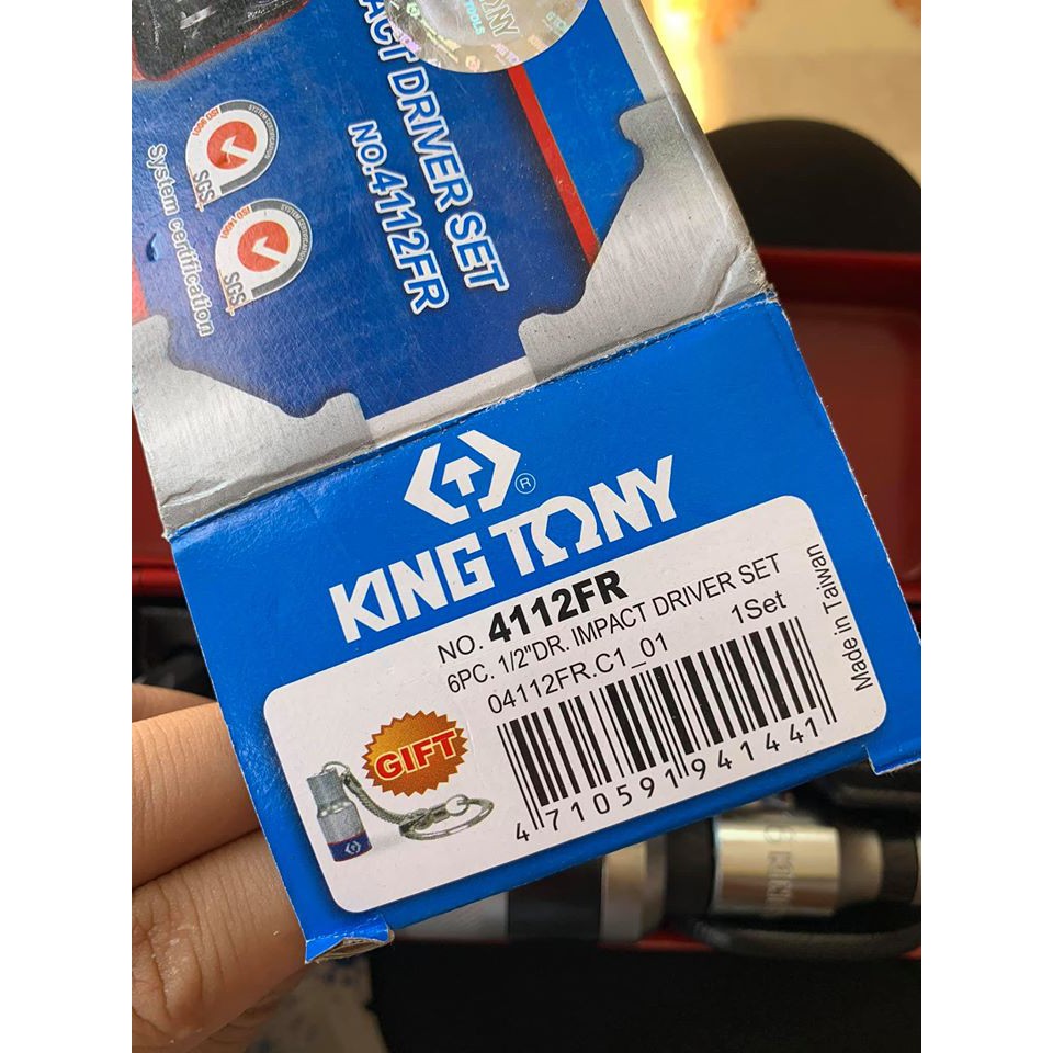 Bộ tô vít đóng KINGTONY Taiwan 4112FR