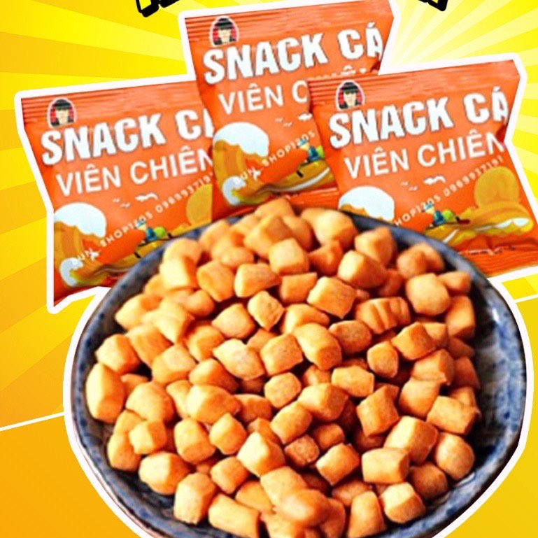Combo 5 gói snack cá viên chiên giòn tan tuổi thơ