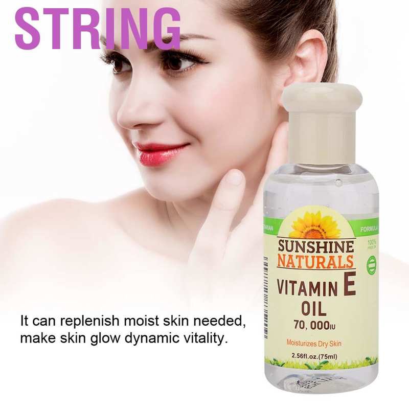 Tinh dầu dưỡng chứa Vitamin E làm ẩm và trắng da cung cấp dinh dưỡng 75ML (chai xanh lá dùng buổi sáng) | BigBuy360 - bigbuy360.vn