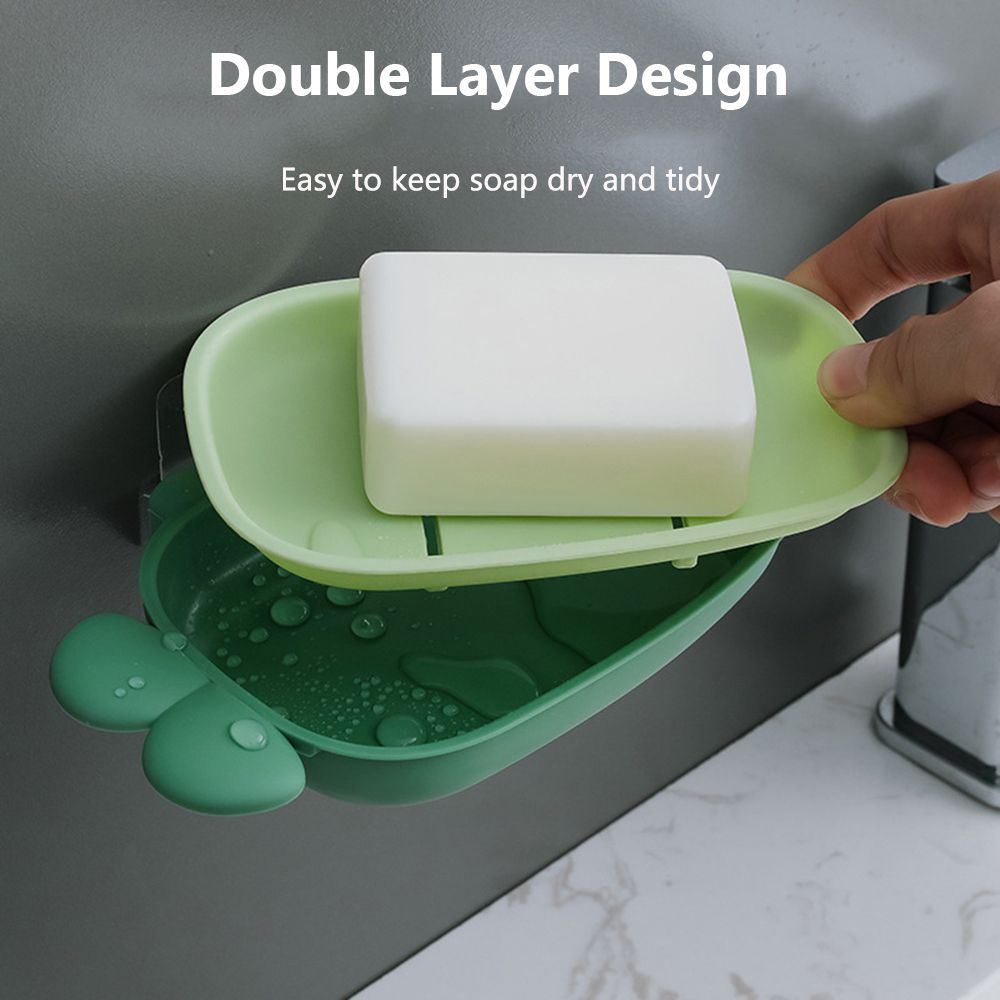 Khay Đựng Xà Phòng Không Đục Lỗ Nhiều Màu Sắc Cho Nhà Bếp/Phòng Tắm