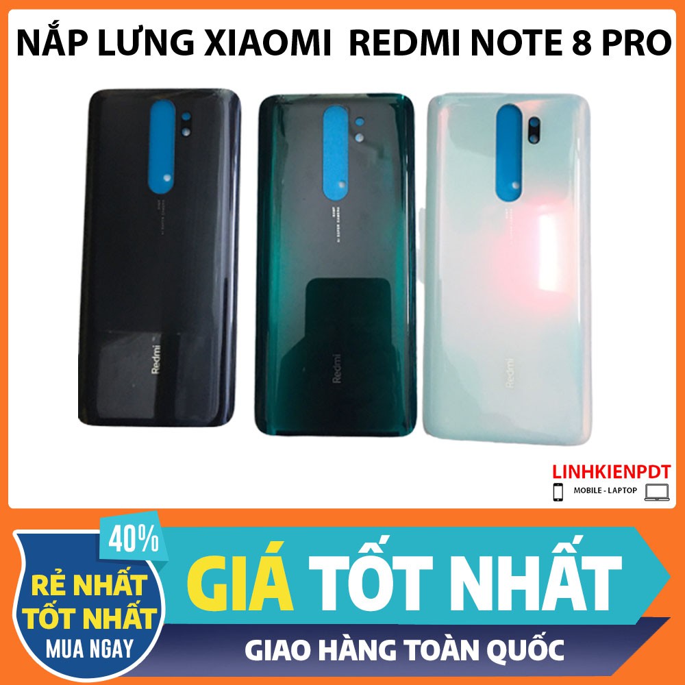 Nắp lưng Xiaomi Redmi Note 8 Pro Cao Cấp Xịn