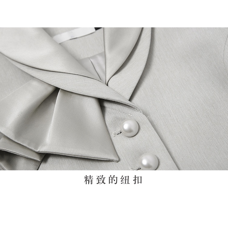 Bộ Áo Khoác + Chân Váy Đuôi Cá Ngắn Lưng Cao Thời Trang Thu Đông Hàng Mới 2022