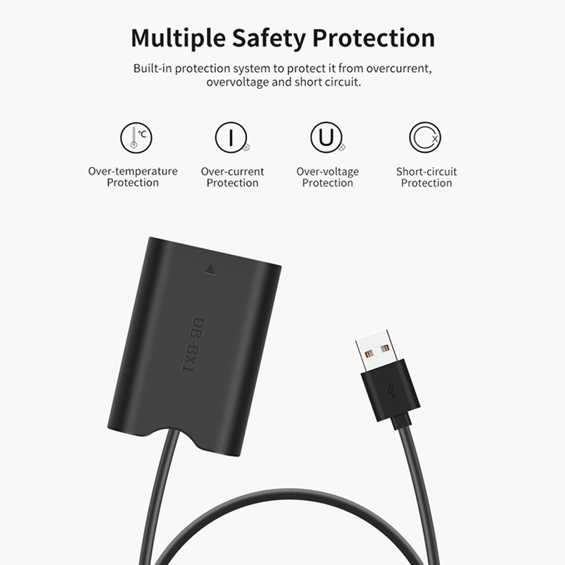 Pin Sạc Cổng USB-A Nbx1 Cho Máy Ảnh Sony ZV-1 RX100 M7 M6 M5 RX1R HX50 HX90 HX300 HX400