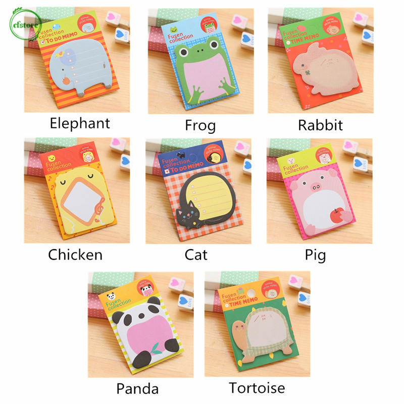 Giấy dán ghi chú thiết kế hoạt hình dễ thương