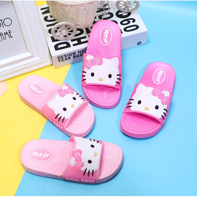 Dép đi trong nhà chống trượt hình Hello Kitty cho bé