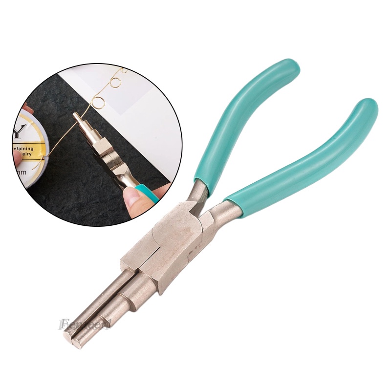 [Fenteer1] Kìm Uốn Dây Thép Đánh Bóng Làm Trang Sức Chống Trượt
