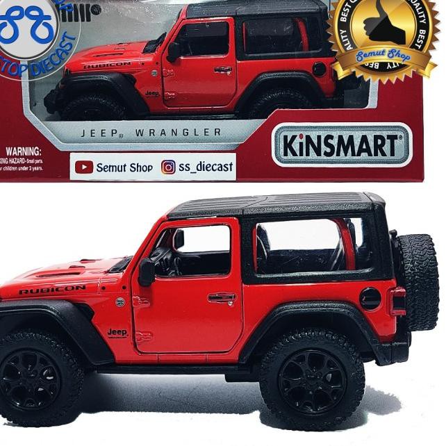 Mô Hình Xe Jeep Wrangler 2018 Màu Đỏ