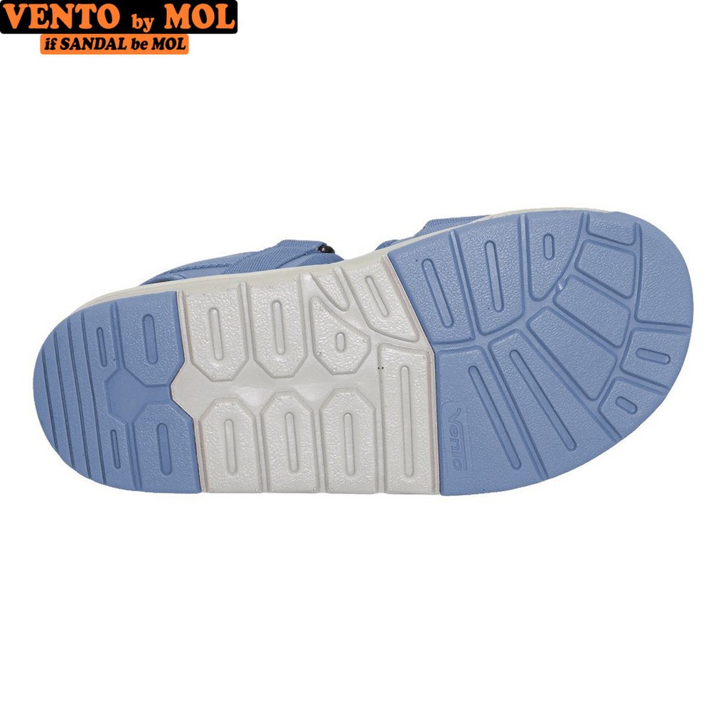 Giày Sandal Vento Nữ 2 Quai Ngang Êm Bền Đi Học Đi Làm Đi Du Lịch Màu Xanh Dương Mã NV10026