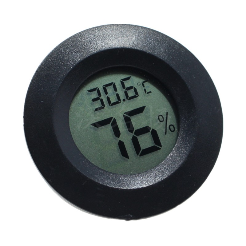 Mini digital thermometer hygrometer temperature and humidity indoor computer room LCD instrument