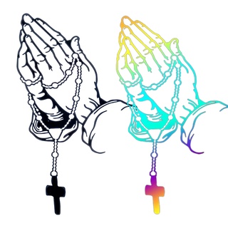 1 miếng dán trang trí xe hơi hình chúa jesus