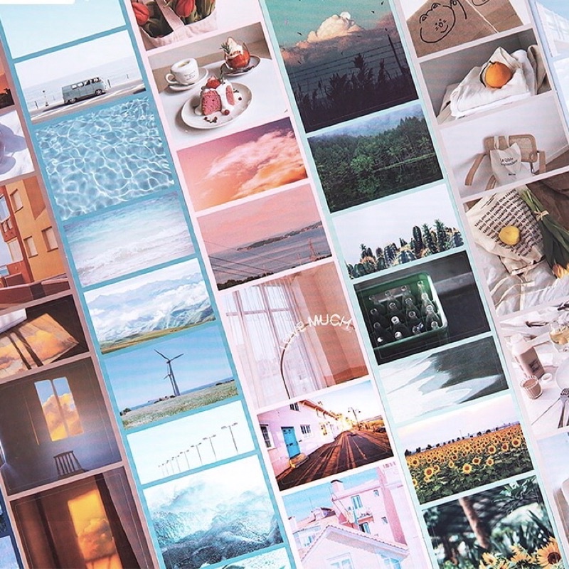 Nhãn Dán Sticker Thủ Công Trang Trí Nghệ Thuật Sáng Tạo