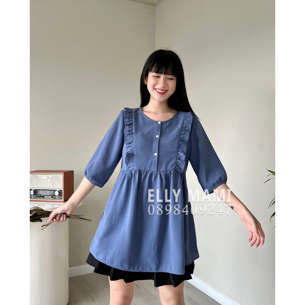( 40kg - 95kg ) Áo Bầu , Bigsize Bèo Tay Lửng Mặc Suốt Thai Kì Và Sau Sinh Thiết Kế Cao Cấp ( Kèm Ảnh Thật )