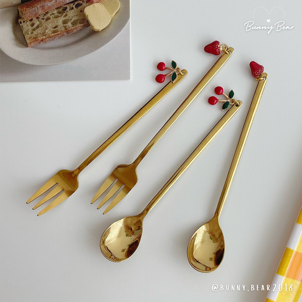 Nĩa muỗng thìa inox cao cấp phủ bóng sang trọng