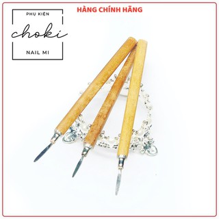 Cây lấy khóe móng cán gỗ CHOKI NAIL MI chăm sóc móng nail - LKG10