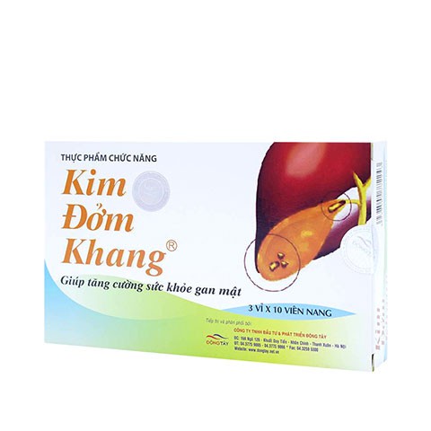 Kim Đởm Khang – Hỗ trợ tăng cường chức năng gan mật (Hộp 30 viên)