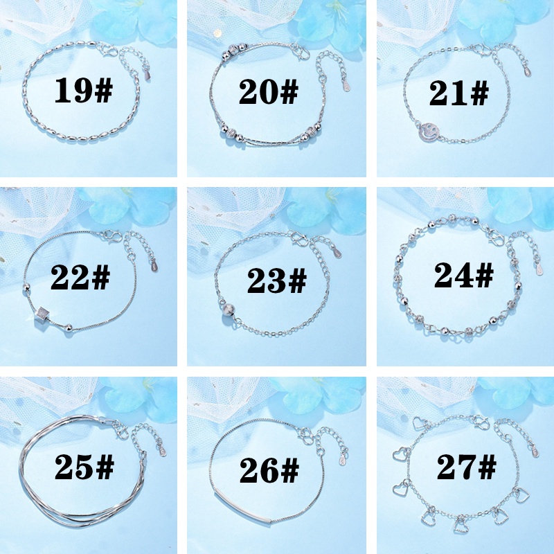 Ahellogirl Vòng đeo tay màu bạc nữ tính hình rắn