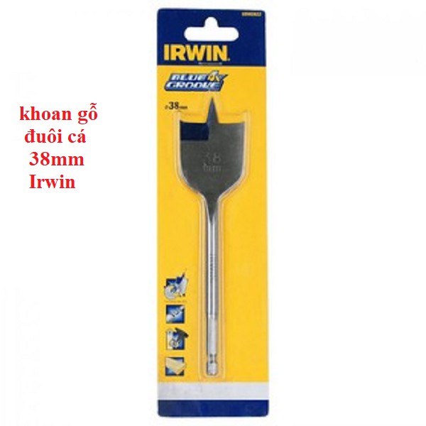 6mm 1 Mũi khoan gỗ-đuôi cá (chiều dài 152mm) Irwin 10502803