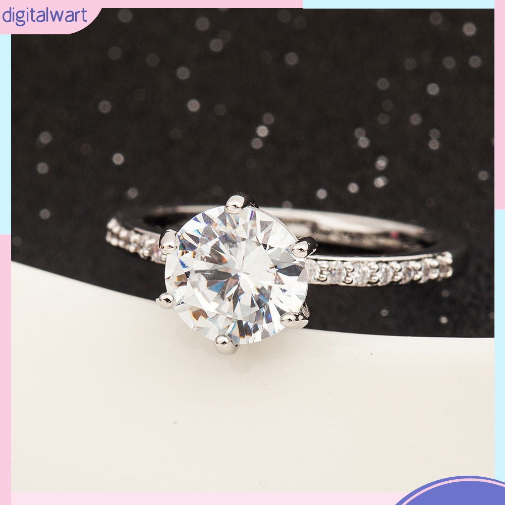 Nhẫn Hợp Kim Đính Đá Kiểu Dáng Thời Trang Cho Nữ