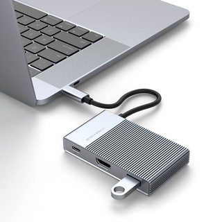 Cổng Chuyển HyperDrive GEN2 6IN1 USB C Hub For Macbook/iPad Pro/PC/Devices - G206