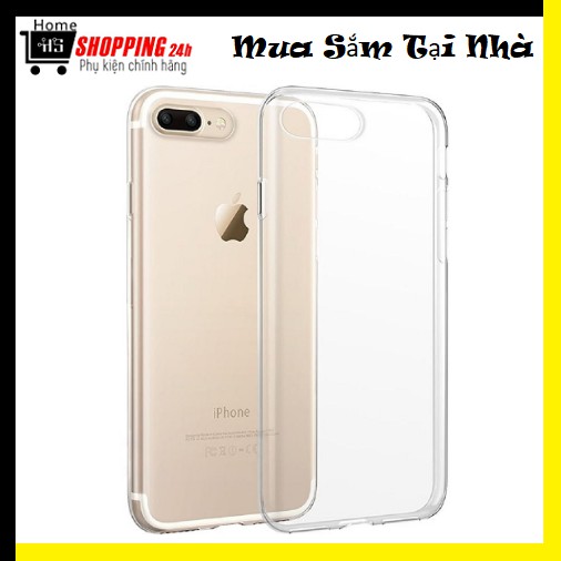 Ốp lưng dẻo cho ip7 plus/ 8 plus - Ốp dẻo trong sillicon cho iphone 7 plus/8 plus