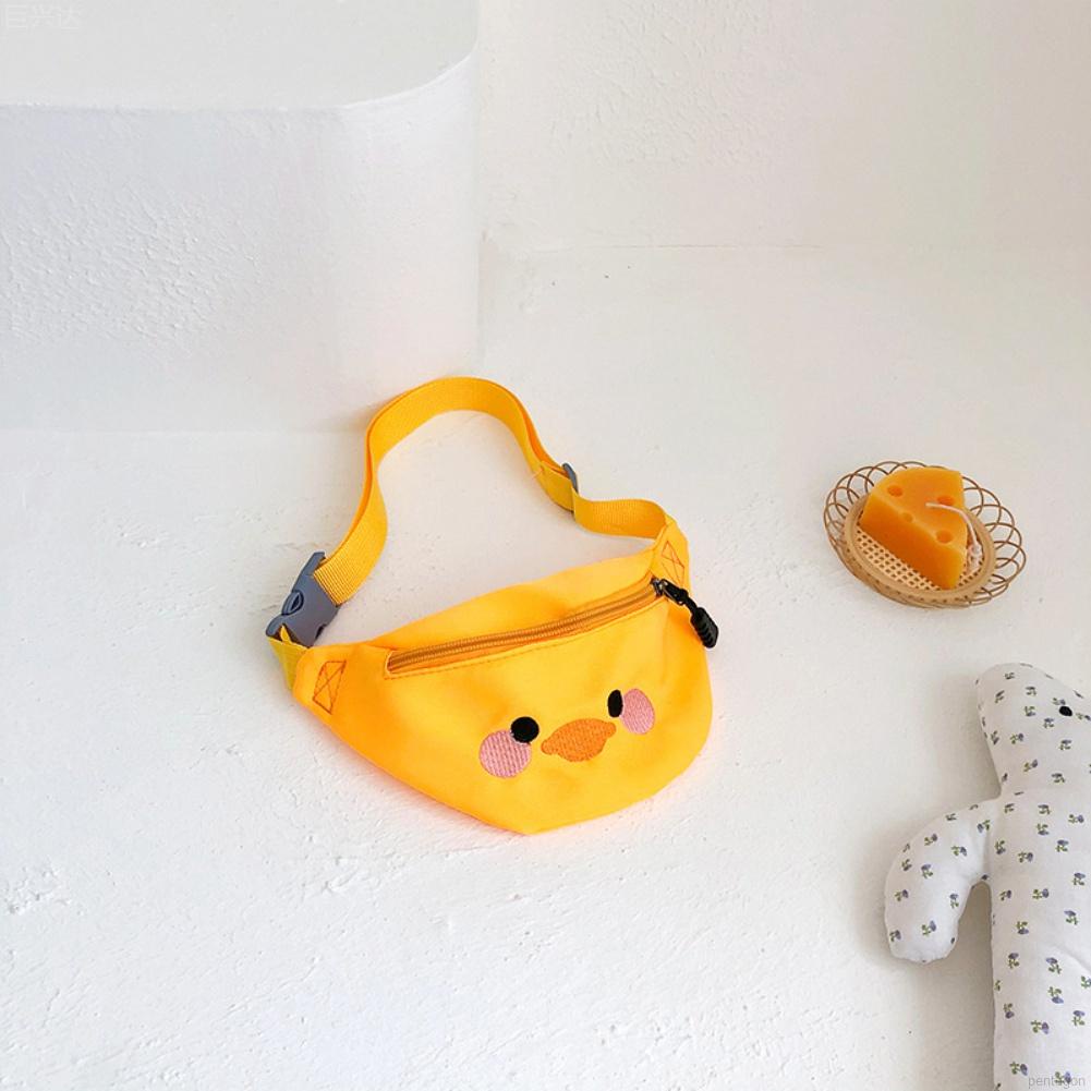 Túi đeo chéo hình vịt vàng dễ thương có thể điều chỉnh dành cho bé