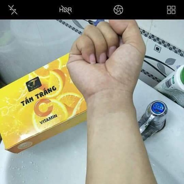 Tắm trắng Cam Vitamin C