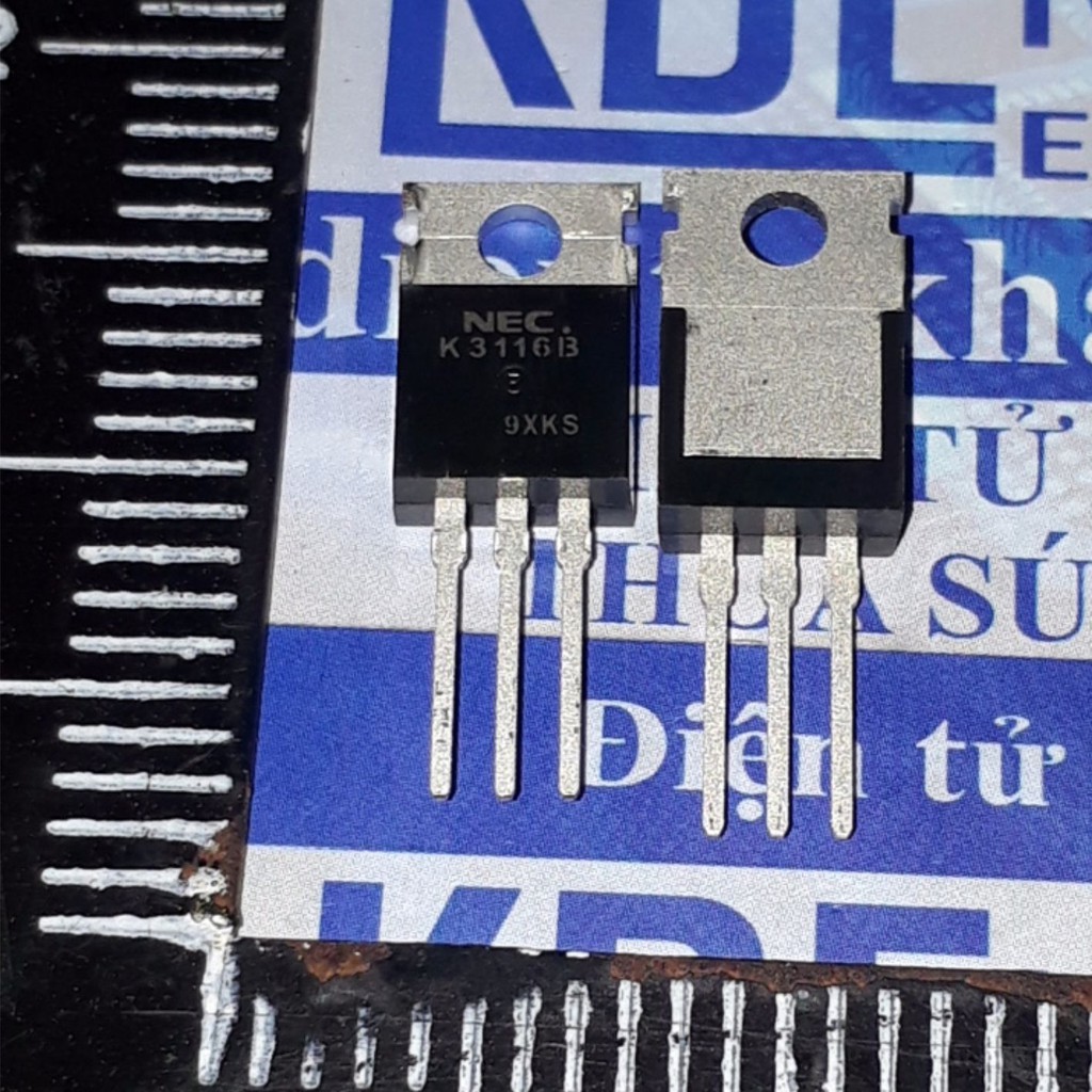 2 con 2SK3116 K3116 MOSFET N-CH 30A 600V 70W FET nguồn xung kde4916