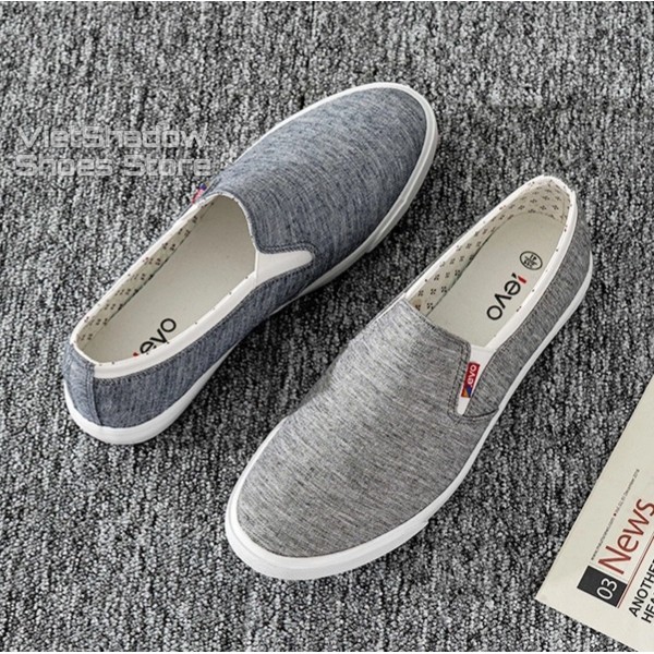 Slip on nam - Giày lười vải nam LEYO - Vải thô dệt sợi 2 màu - Mã SP A6133, A1513 | BigBuy360 - bigbuy360.vn