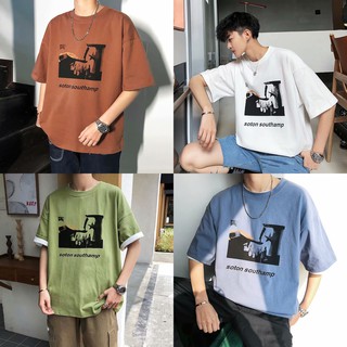 Áo thun Nam , Nữ có tay Form rộng đơn giản