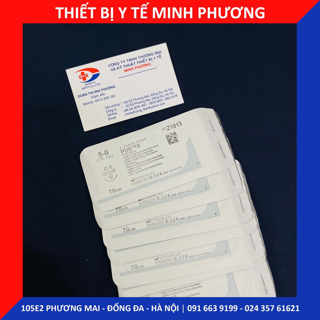 Bán lẻ chỉ khâu phẫu thuật ETHICON PDS II các số