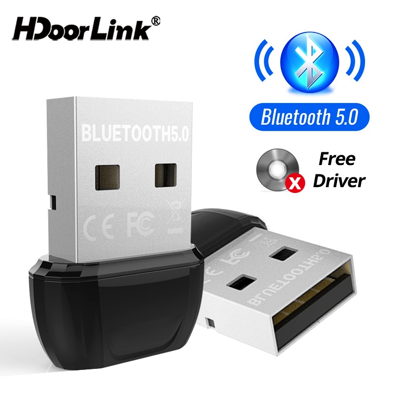 Đầu điều hợp bluetooth5.0 HdoorLink cổng USB khoảng cách 20m cho chuột/bàn phím/laptop/tai nghe không dây