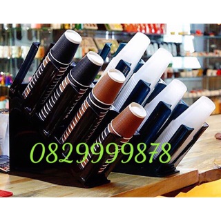 Kệ Để Ly 4 Ngăn Xéo ( Hàng loại 1 - Dày )