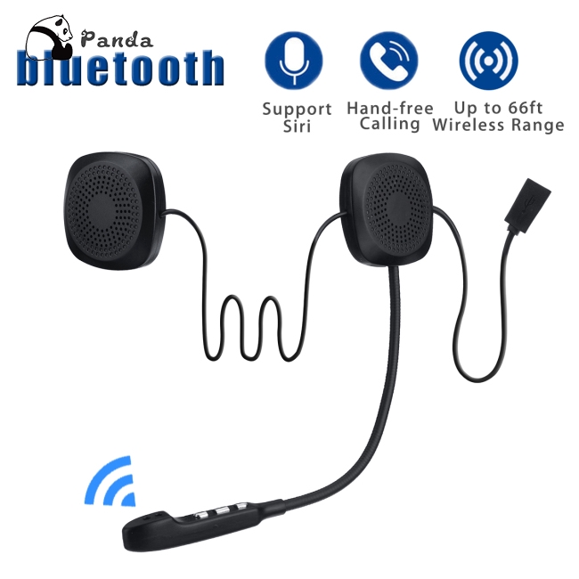 Tai Nghe Bluetooth Không Dây Chống Nhiễu Rảnh Tay Gắn Mũ Bảo Hiểm Cho Xe Mô Tô