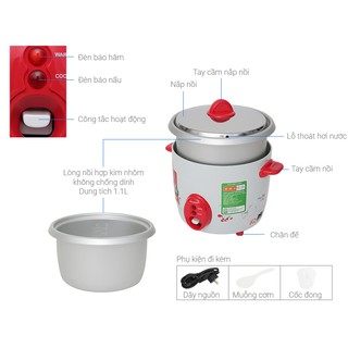 Nồi cơm điện Sharp 1.1 lít KSH-D11V