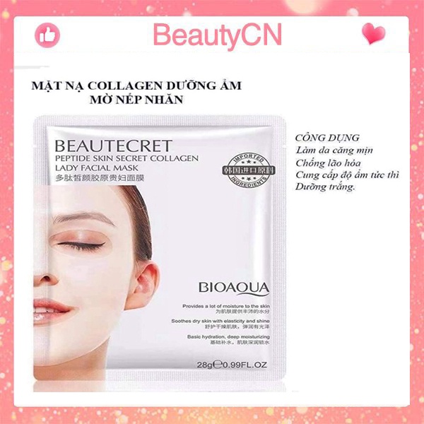 Mặt nạ thạch collagen cấp nước giúp da căng bóng mịn màng mask nội địa trung