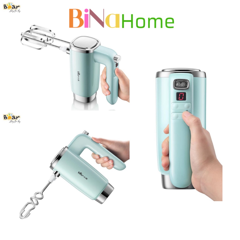 Máy Đánh Trứng Trộn Bột đa năng để bàn Bear DDQ-B03V1 Chính hãng Bảo hành 18 tháng BINAHOME