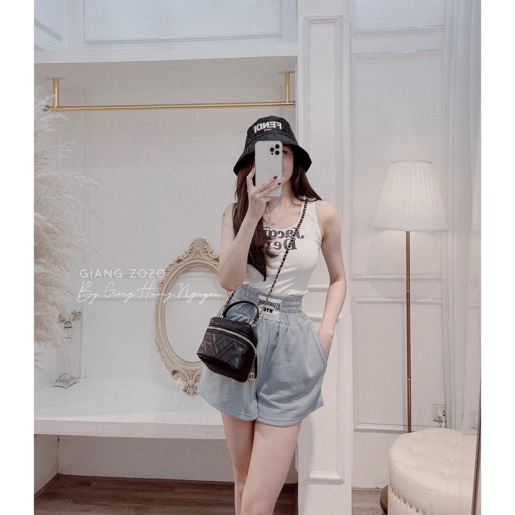 Set đồ nữ cá tính, set quần sóc áo thun đi chơi sang chảnh mùa hè đẹp 8A00061 | BigBuy360 - bigbuy360.vn