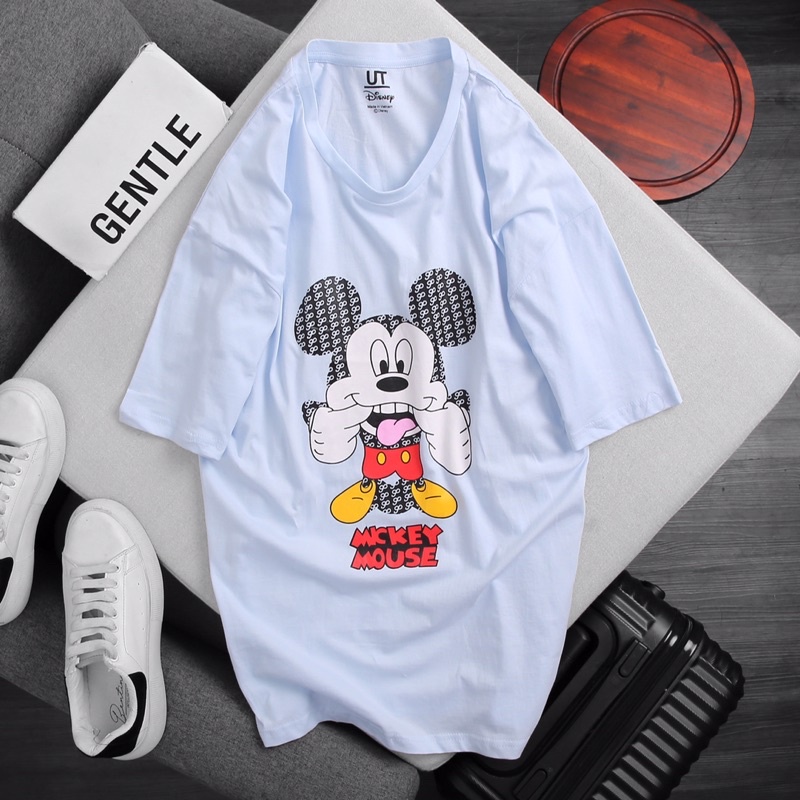 Áo Thun Hình Mickey Freesize - Vải Thun 100% Cotton - Hình In Rõ Nét - Mát, Co Giãn Tốt | BigBuy360 - bigbuy360.vn