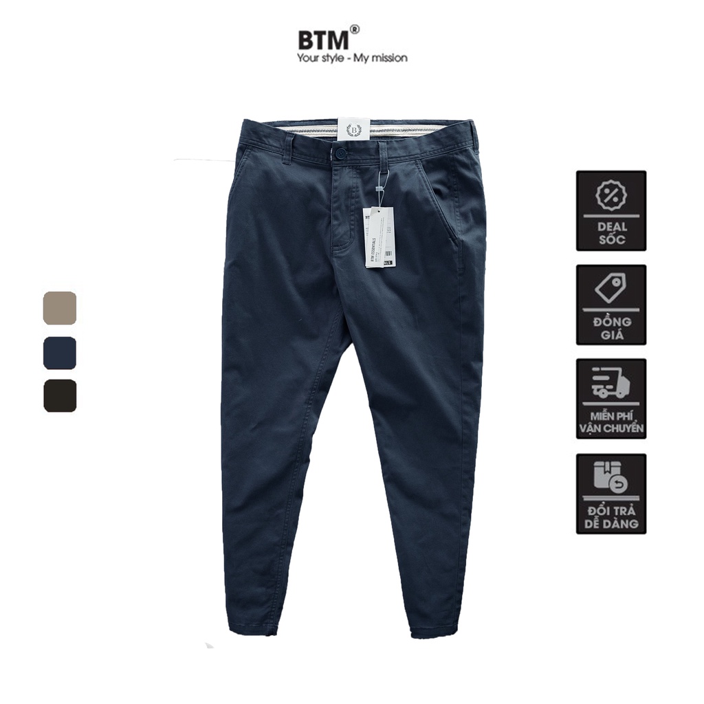 Quần Kaki Nam BTM Dài Dáng Hàn Slimfit, Cạp Cài Chất Dày Dặn Cao Cấp 27.374 - BENTINO