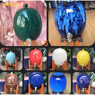 Sale bình nước 8 lít gốm sứ bát tràng